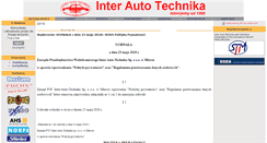 Desktop Screenshot of inter-auto-technika.com.pl