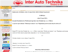 Tablet Screenshot of inter-auto-technika.com.pl